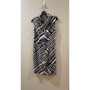 PAUW black and white silk dress